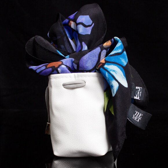 The MET Silk Scarf | Multicolor Long Scarf | 65 In | Silk Hair Scarf Head Scarf - Picture 2 of 7